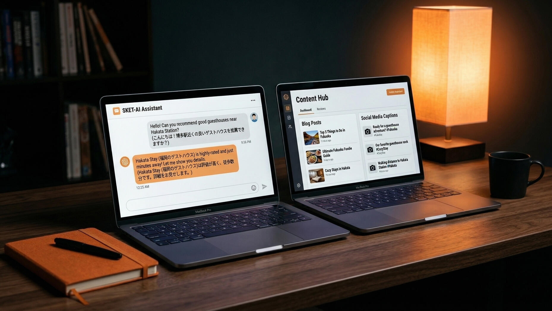 3つのサービス。ひとつの使命。 Three services. One mission.